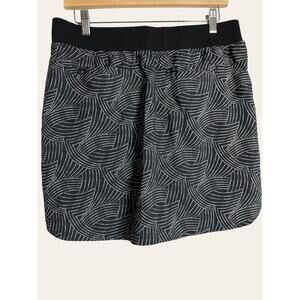 Cypress Club Black White Dotted Print Athletic Skort Size Medium
